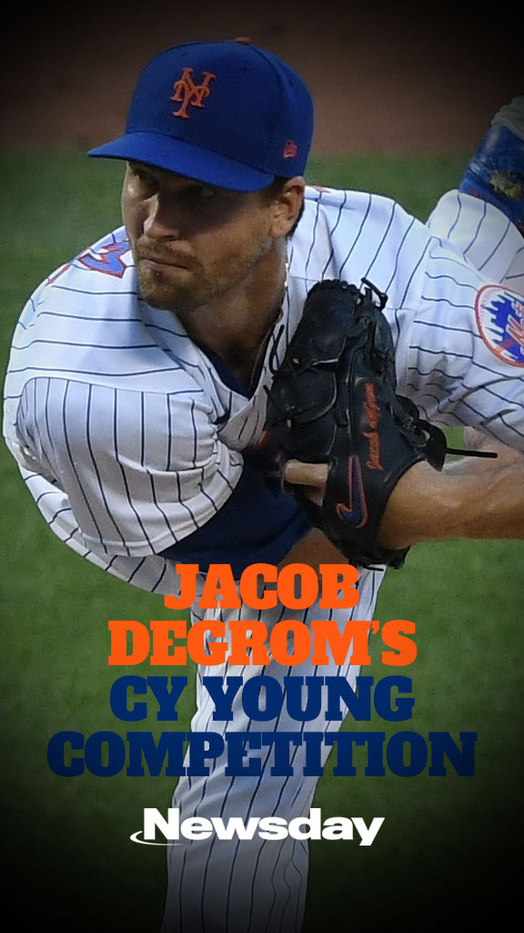 Jacob deGrom Signed New York Mets Jersey (LOJO) 2xN.L. Cy Young Award Winner