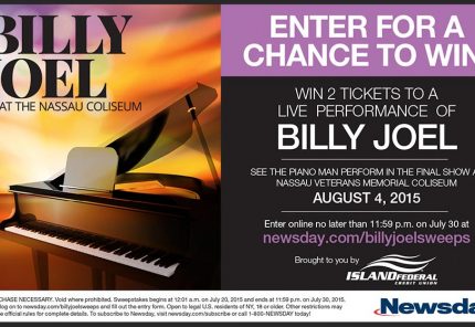 Billy Joel Sweepstakes