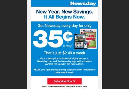 January Email Campaign