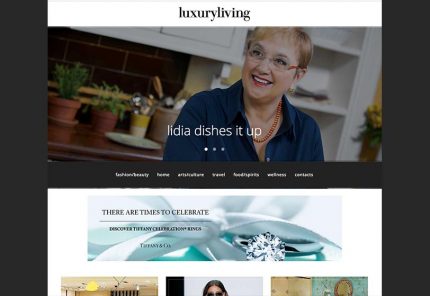 Luxury Living website