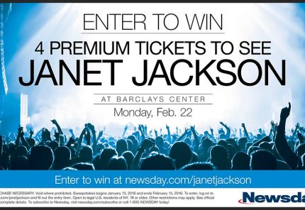 Janet Jackson Sweepstakes