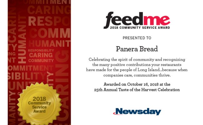 CommunityServiceAward_Panera